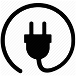 Infographie de prise électrique illustrant Le drone agricole ANDURANCE est 100% électrique.